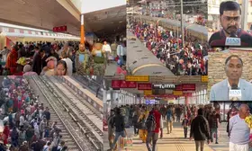 Unprecedented crowds flock to Prayagraj for Mauni Amavasya at Varanasi Railway Station