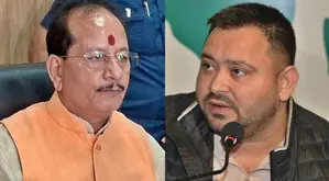 Tejashwi Yadav slams Bihar Dy CM Sinha over financial irregularities allegations Tejashwi Yadav slams Bihar Dy CM Sinha over financial irregularities allegations