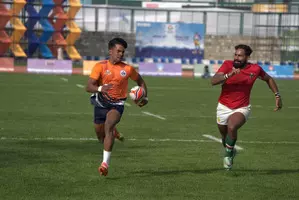 38th National Games: Holders Haryana start with dominant wins in Mens Rugby 7s