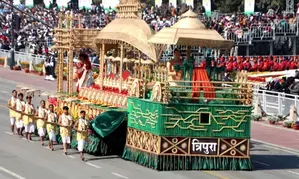 Republic Day parade: Tripuras tableau wins second prize