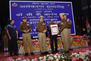 West Bengal Guv awards Police Medals to 33 BSF personnel West Bengal Guv awards Police Medals to 33 BSF personnel