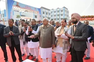 Nitish Kumar inaugurates 69 development projects worth ₹299.56 crore Nitish Kumar inaugurates 69 development projects worth ₹299.56 crore