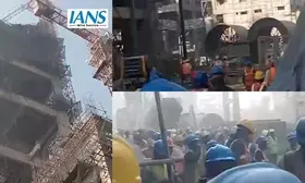 Two killed, several injured after scaffolding at JK cement factory collapses in MP