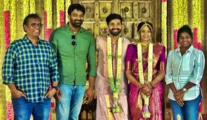 Actor Kishen Das ties the knot with girlfriend Suchithra Actor Kishen Das ties the knot with girlfriend Suchithra