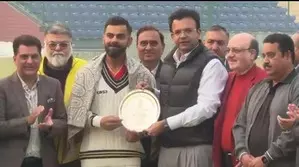Ranji Trophy: Virat Kohli felicitated by DDCA for playing 100 Test matches for India