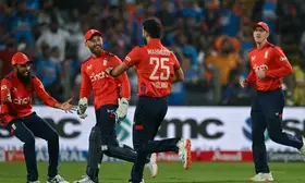 4th T2OI: Saqib Mahmood scripts history with triple-wicket maiden