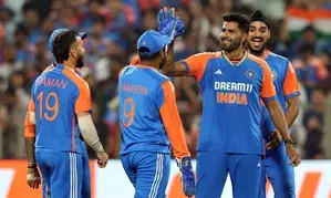 4th T2OI: It is still a dream debut for me, says Rana after a 3-33 spell as substitute