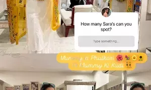 Sara Ali Khan wears her mom’s phulkari