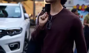 Vedang Raina looks all dapper as he wanders the streets of aamchi Mumbai