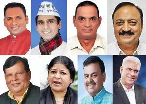 Eight MLAs who quit AAP join BJP, a blow for Kejriwal’s party before Delhi polls