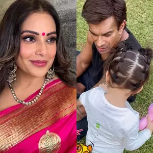 Bipasha Basu gives a sneak peek into hubby Karan Singh Grovers playtime with Devi