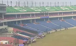 Ranji Trophy: After loud chants of Kohli, black covers installed on edge of Bishan Singh Bedi stand