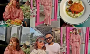 Hina Khans fun day out includes food and family