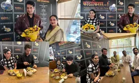 Loveyapa promotions: Junaid Khan and Khushi Kapoor channel their inner foodie as they relish Punes Misal pav