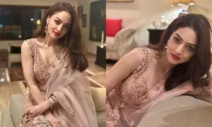 Sandeepa Dhar follows birthday ritual with Vaishno Devi darshan Sandeepa Dhar follows birthday ritual with Vaishno Devi darshan