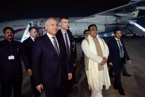 Russian State Duma Chairman arrives in India to discuss bilateral ties Russian State Duma Chairman arrives in India to discuss bilateral ties