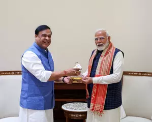 Assam CM meets PM Modi, expresses gratitude for allotting urea plant in Budget