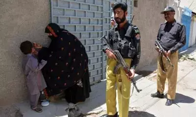 Policeman escorting polio team killed in Pakistan