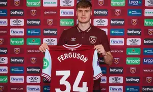West Ham United sign talented Irish striker Evan Ferguson on loan from Brighton