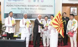 Manipur Guv launches statewide drug addiction-free campaign
