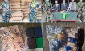 Assam Rifles seize drugs valued at Rs 12 crore, recover explosives