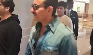 Saif Ali Khan makes first public appearance after returning home following knife attack Saif Ali Khan makes first public appearance after returning home following knife attack