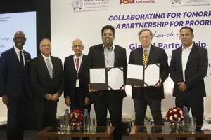 Arizona State University partners with Rajalakshmi Engineering College to expand academic opportunities for Indian students Arizona State University partners with Rajalakshmi Engineering College to expand academic opportunities for Indian students