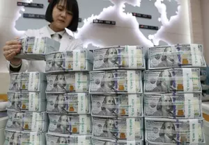 South Koreas foreign reserves hit 5-year low in January amid weak won