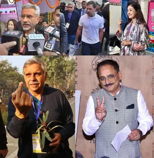Delhi decides today: Jaishankar, Rahul, Dikshit, Sachdeva exercise their franchise Delhi decides today: Jaishankar, Rahul, Dikshit, Sachdeva exercise their franchise