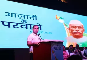 Rahul Gandhi mispronounces Jaglal Chaudhary’s name thrice in Patna