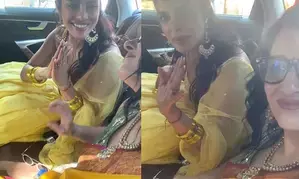 Priyanka Chopra greets paps with namaste as she bonds with her mother-in-law