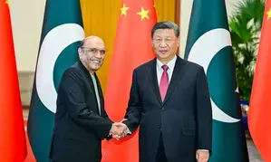Chinese President holds talks with visiting Pakistani counterpart in Beijing