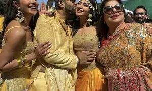 Priyanka shares pictures from haldi ceremony of her brother Siddharth