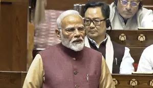 PM Modi attacks Congress for family-first, polarisation PM Modi attacks Congress for family-first, polarisation