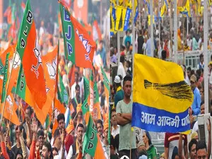 BJP likely to sweep Delhi with 45-55 seats, rout for AAP with 15-25: Axis My India Exit poll