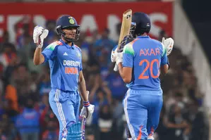 1st ODI: Gill, Iyer, Patel hit fifties after Rana, Jadeja claim three each as India beat England by four wickets (Ld) 1st ODI: Gill, Iyer, Patel hit fifties after Rana, Jadeja claim three each as India beat England by four wickets (Ld)
