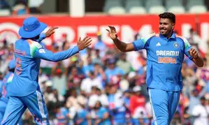 1st ODI: Rana, Jadeja claim three each as India bowl out England for 248
