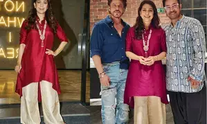 Juhi Chawla walks down the memory lane with SRK and Aamir Khan