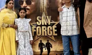 Nimrat Kaur treats her househelp, their kids with special screening of ‘Sky Force’