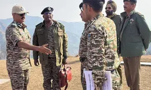 DG CRPF visits J&K’s Rajouri district, reviews security