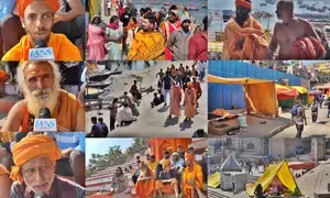 Saints of Akharas arrive in Varanasi for Maha Shivratri celebrations