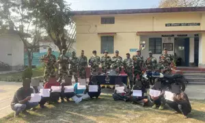 BSF nabs 7 Bdeshi infiltrators, 3 Indian touts along India-Bangladesh border