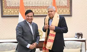 Assam CM meets V-P Dhankhar in Delhi