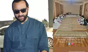 Saif’s sister Saba performs ‘sadqa’ for brother, ‘bhabs’ Kareena’s protection