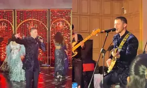 Nick Jonas performs ‘Maan Meri Jaan’ at brother-in-law’s sangeet ceremony