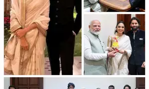 Sobhita Dhulipala gifts PM Narendra Modi a kondapalli bommala doll