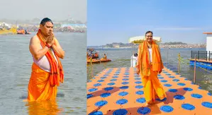 Rajasthan CM, Cabinet colleagues take holy dip at Mahakumbh