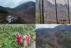 China allocates disaster relief funds to support landslide-hit Sichuan