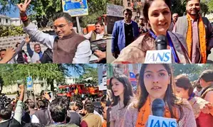 Victory slogans for Delhis giant slayer Parvesh Verma; family members jubilant