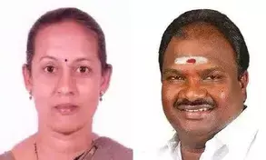 Erode East bypolls: DMKs Chandhirakumar leads by 76,000-plus votes after 14 rounds (Lead)